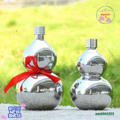 Bình Giữ Nhiệt Hồ Lô INOX 304 Cao Cấp - Dung Tích 1L, 2L, 3.5L, Thời Thượng Cho Rượu & Nước, Sản Phẩm Bảo Hành 12 Tháng