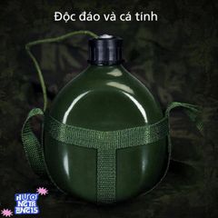 Bình Đựng Rượu Nước Quân Đội 1L - Bình Tông Giữ Nhiệt Đa Năng Thể Thao Du Lịch, Thiết Kế Sang Trọng, Bền Bỉ