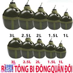 Bình Tông Nhôm Cổ Điển Xanh - Đồ Giữ Nhiệt Du Lịch, Dụng Cụ Đựng Nước và Rượu Cho Chuyến Phiêu Lưu Thú Vị