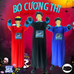 Bộ Trang Phục Hóa Trang Halloween 3 Mẫu: Cương Thi, Thầy Pháp, và Ma Quái - Đồ Hoá Trang Độc Đáo cho Dịp Halloween