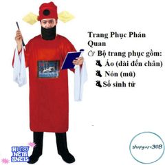 Bộ đồ hóa trang Halloween Cương Thi Ma Quái - Trang phục Diêm Vương & Pháp Sư cho người lớn - Đồ hóa trang độc đáo ấn tượng!