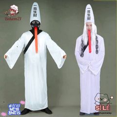 Trang phục Halloween Diêm Vương Hắc Bạch Vô Thường Dành Cho Người Lớn - Bộ Hóa Trang Cương Thi Pháp Sư Đầy Ma Quái