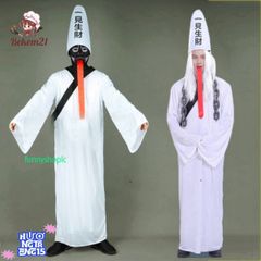 Bộ Trang Phục Halloween Cương Thi Hắc Bạch Đầy Ma Mị Dành Cho Người Lớn - Cosplay Diêm Vương, Pháp Sư, Hắc Bạch Vô Thường, Đồ Hóa Trang ấn Tượng