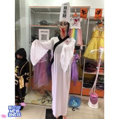 Bộ Trang Phục Halloween Ma Vô Thường Trắng Dành Cho Người Lớn - Huyền Bí và Ấn Tượng Cho Tiệc Hóa Trang