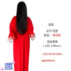 Bộ Trang Phục Halloween Kinh Dị Hắc Bạch - Thần Chết Áo Choàng và Phụ Kiện Ma Quái - Đồ Hóa Trang Cosplay ấn Tượng