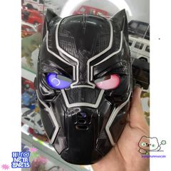 Khẩu Trang LED Black Panther Lấp Lánh - Siêu Anh Hùng Wakanda An Toàn Cho Trẻ Em, Đồ Chơi Hấp Dẫn, Tăng Cường Kỹ Năng Sáng Tạo