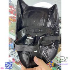 Khẩu Trang LED Black Panther Lấp Lánh - Siêu Anh Hùng Wakanda An Toàn Cho Trẻ Em, Đồ Chơi Hấp Dẫn, Tăng Cường Kỹ Năng Sáng Tạo
