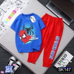 Bộ Đồ Siêu Nhân Halloween Cho Bé - Kèm Mặt Nạ 3D và Áo Choàng Thun Cotton Chất Lượng Cao