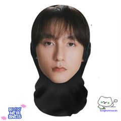 Mặt nạ Cosplay Ronaldo - Mặt nạ 3D Liền mạch và Mũ co giãn - Phụ kiện Thời Trang Độc Đáo cho Fans Bóng Đá