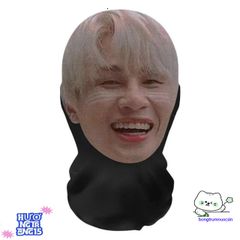 Mặt nạ Cosplay Ronaldo - Mặt nạ 3D Liền mạch và Mũ co giãn - Phụ kiện Thời Trang Độc Đáo cho Fans Bóng Đá