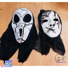 Mặt Nạ Ma Quái Scream - Phụ Kiện Halloween Chất Liệu Nhựa, Thời Trang Độc Đáo Cho Bữa Tiệc Hóa Trang