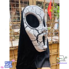Mặt Nạ Ma Quái Scream - Phụ Kiện Halloween Chất Liệu Nhựa, Thời Trang Độc Đáo Cho Bữa Tiệc Hóa Trang
