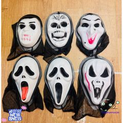 Mặt Nạ Halloween Phù Thủy - Phụ Kiện Thời Trang Ma Quái Dành Cho Tiệc Hóa Trang, Free Size, Tiện Lợi, Độc Đáo