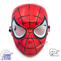 Mặt Nạ Người Nhện - Khẩu Trang Siêu Anh Hùng Cho Trung Thu & Halloween Trẻ Em - Giải Trí Vui Nhộn Chất Liệu Nhựa Dẻo