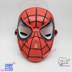 Mặt Nạ Người Nhện - Khẩu Trang Siêu Anh Hùng Cho Trung Thu & Halloween Trẻ Em - Giải Trí Vui Nhộn Chất Liệu Nhựa Dẻo