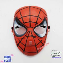Mặt Nạ Người Nhện - Khẩu Trang Siêu Anh Hùng Cho Trung Thu & Halloween Trẻ Em - Giải Trí Vui Nhộn Chất Liệu Nhựa Dẻo