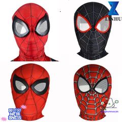 Khẩu Trang Halloween 3D Spider-Man - Mặt Nạ Cosplay Miles Morales & Iron Spider Cho Người Lớn - Đồ Chơi Siêu Anh Hùng