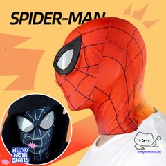 Khẩu Trang Siêu Anh Hùng Người Nhện Chất Liệu Lycra - Mặt Nạ Cosplay Độc Đáo Cho Fan Marvel