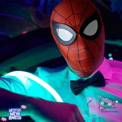 Khẩu Trang Siêu Anh Hùng Người Nhện Chất Liệu Lycra - Mặt Nạ Cosplay Độc Đáo Cho Fan Marvel