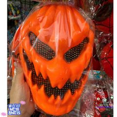 Mặt Nạ Hóa Trang Bí Ngô Halloween Cam Rực Rỡ - Phụ Kiện Trang Trí Đầu Skull An Toàn Cho Lễ Hội