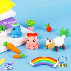 Bộ Đất Sét Tự Khô Nhamoon 12/24/36 Màu - Đất Sét Siêu Nhẹ Handmade Dành Cho DIY và Nghệ Thuật Sáng Tạo