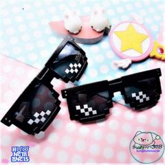 Kính Mắt Thug Life 6 Chấm Đa Sắc - Thời Trang Nổi Bật, Phụ Kiện Game Cá Tính, Phiên Bản T6 Sáng Rực