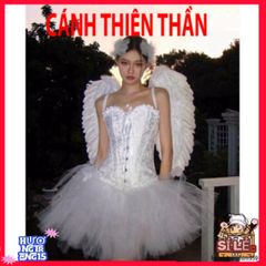Cánh Thiên Thần Cosplay Lông Vũ - Phụ Kiện Halloween Độc Đáo, Chụp Ảnh và Biểu Diễn Ấn Tượng Cho Người Lớn