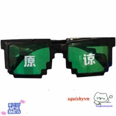 Kính Mắt Thug Life 8Bit - Kính Chắn Bụi Phong Cách Minecraft Cho Nam Nữ - Siêu Ngầu Chụp Ảnh Nhóm