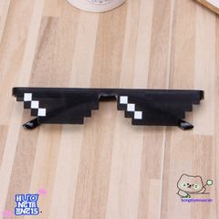 Kính Mát Pixelated Unisex Thời Trang - Điểm Nhấn Phong Cách cho Game Thủ và Fan Meme