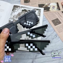Kính Mát Thug Life 6 Chấm Nhiều Màu - Phụ Kiện Thời Trang Minecraft Cá Tính Cho Nam Nữ
