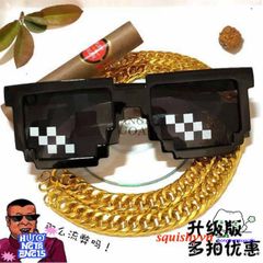 Kính Mosaics Thug Life Phong Cách Pixelated UV400 Dành Cho Nam Nữ - Kính Mát Hip Hop Độc Đáo từ squishyvn