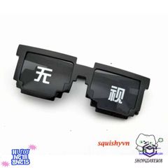 Kính thời trang Thug Life Minecraft - Kính chắn bụi siêu ngầu cho nam nữ, thiết kế 8bit độc đáo, phù hợp chụp ảnh nhóm
