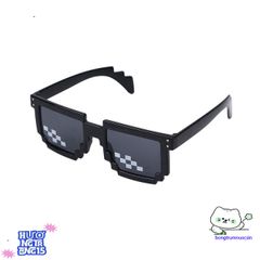 Kính Mắt Thug Life Màu Sắc Khảm 2D - Kính Mát Thời Trang Phong Cách Disco Dancing UV400 Cho Tiệc Tùng và Du Lịch