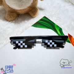 Kính mát Thug Life 6 Chấm - Phụ Kiện Siêu Ngầu Dành Cho Gamer Yêu Thích Minecraft - Chất Liệu Nhựa Cao Cấp