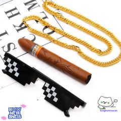 Kính mát Thug Life 6 Chấm - Phụ Kiện Siêu Ngầu Dành Cho Gamer Yêu Thích Minecraft - Chất Liệu Nhựa Cao Cấp