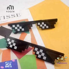 Kính Mát Pixel Huyền Thoại Retro - Kính Râm Thời Trang Dành Cho Game Thủ, Bảo Vệ Mắt, Nhiều Màu Sắc Cá Tính