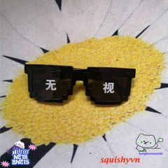 Kính Mắt Thug Life 6 Chấm MINECRAFT Unisex - Kính Thời Trang Đen & Hồng Slime, Bảo Vệ UV, Tôn Vẻ Đẹp Cho Mọi Gương Mặt