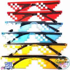 Kính Mắt Thug Life 6 Chấm MINECRAFT - Phong Cách Thời Trang 8bit Độc Đáo Cho Nam Nữ, Chất Liệu Bền Bỉ, Phụ Kiện Cá Nhân Nổi Bật