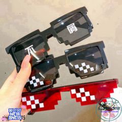Kính Mắt Thug Life 6 Chấm MINECRAFT - Phong Cách Thời Trang 8bit Độc Đáo Cho Nam Nữ, Chất Liệu Bền Bỉ, Phụ Kiện Cá Nhân Nổi Bật