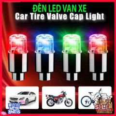 Set 2 Đèn LED Neon Chống Nước Cho Bánh Xe Đạp & Ô Tô - Phát Sáng Nắp Van An Toàn, Thẩm Mỹ, Tiện Dụng