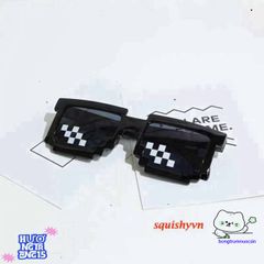Kính Mắt Thug Life Siêu Ngầu - Phong Cách Minecraft Thời Trang Cho Nam Nữ, Chất Liệu Bền Bỉ và Đẳng Cấp