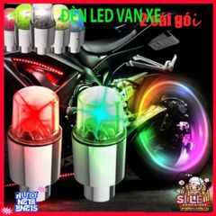 Set 2 Đèn LED Neon Chống Nước Cho Bánh Xe Đạp & Ô Tô - Phát Sáng Nắp Van An Toàn, Thẩm Mỹ, Tiện Dụng