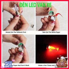 Đèn LED Kích Hoạt Chuyển Động Chống Nước - Phụ Kiện Trang Trí Bánh Xe Ô Tô, Xe Máy, An Toàn Ban Đêm