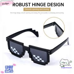Kính Mosaics Thug Life - Kính Mát Pixel Disco Dancing Chống Chói UV400 Phong Cách Cá Tính Thời Trang Cho Tín Đồ Dù Lịch, Tiệc Tùng