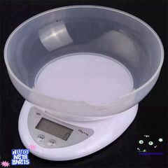 Cân Điện Tử Mini B05 - Cân Bánh Chính Xác 1g-5Kg với Màn Hình LCD - Tặng 2 Pin AAA - Dụng Cụ Nhà Bếp Tiện Lợi