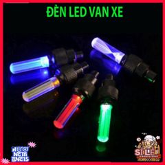 Set 2 Đèn LED Chóa Nắp Van Đỏ - Đèn Kích Hoạt Chuyển Động Cho Xe Đạp, Xe Máy, Ô Tô - An Toàn Ban Đêm Hấp Dẫn