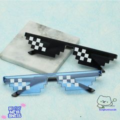 Kính Thug Life Minecraft 6 Chấm Nhiều Màu - Phụ Kiện Gaming Siêu Ngầu Cho Gen Z Năng Động