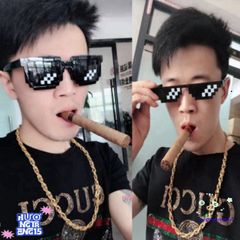 Kính Mát Nam Thug Life 8-Bit - Kính Chống UV 400 Kiểu Dáng Thời Thượng - Quà Tặng Tuyệt Vời Cho Phái Mạnh
