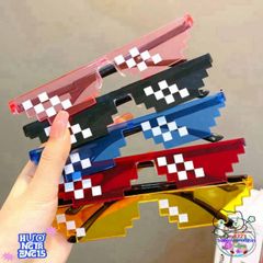Kính Thug Life 6 Chấm MINECRAFT - Kính Mát Thời Trang 8BIT Độc Đáo Cho Hè Sôi Động, Bảo Vệ Mắt Khi Đi Ngoài Trời