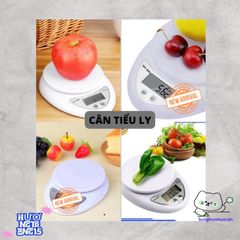 Cân Điện Tử Mini WH-B05 - Cân Làm Bánh Chính Xác 1-5kg, Kèm 2 Pin AA Thông Minh, Dễ Dàng Sử Dụng Tại Nhà Bếp